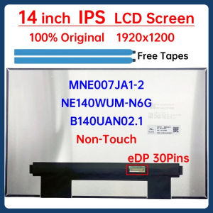 14 Inch Laptop LCD Screen MNE007JA1-2 NE140WUM-N6G B140UAN02.1 Display Matrix Panel Replacement 1920x1200 eDP 30 Pins Non-Touch