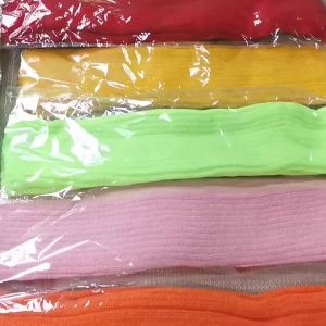 Women Leg Warmer Foot Long  Sock Warm Keeping Booties High Black High Boots Thigh Pure Color