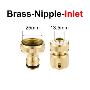 2Pcs/Bag Brass Faucet Nipple Adapter Pressure Washer Hose Connector Quick Connect Coupler Car Pressure Washer Accessories [COD][Ready Stock]