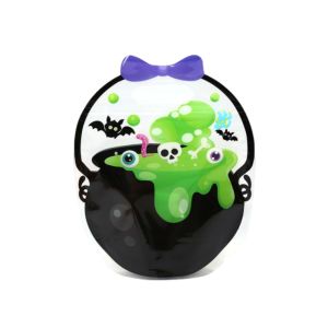 FDGFGG 10Pcs Cartoon Halloween Candy Bag Reusable Plastic Pumpkin Sugar Pocket Gift Bags Lightweight Candy Packaging Bag Party Supplies