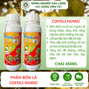 Chai 450ML - Phân bón lá COFOLI HUMIC - Hiệu BACONCO - Hạ độc phèn giải độc hữu cơ tăng năng suất