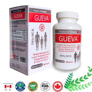 Gueva CANADA giảm cân an toàn giảm mỡ bụng hạ mỡ máu (15 ngày) Hộp 30-60 viên