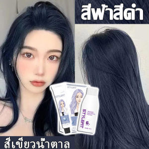 STYLE FIT สีย้อมผม สีผมแฟชั่น2025 100ml ไม่ต้องฟอกสี ทำสีเร็วไม่หลุดง่าย สีผมคมชัดเงางาม ไม่ทำลายผม แถมฟรี ไฮโดรเจนเปอร์ออกไซด