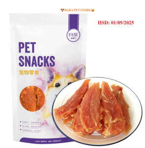 Bánh thưởng cho Chó ức gà sấy khô gà dạng thanh bổ sung dinh dưỡng (mẫu mới) - Hara Pet Store