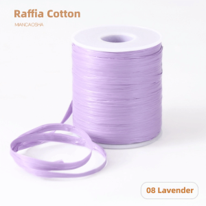 MUSASI Weaving Raffia Thread Durable 120M Per Roll Hook Hat Ribbon Premium Quality Eco-Friendly Crochet Yarn DIY
