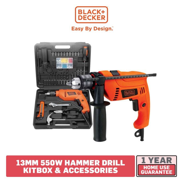 Black & decker best sale 550w hammer drill review