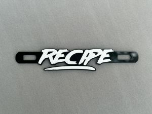 Motor Plate Badge 3MM Acrylic | Easy Install | Free Sticker | Plug & Play | Clean Fit All Motor