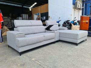 Free Installation Homee Xxxl Big l Shape Sofa Water Repellant/Sofa Murah Cheap