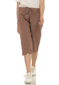 NHM Celana Pendek 7/8 Wanita Jumbo ZIGZAG - Celana Santai Anti Begah Bestseller