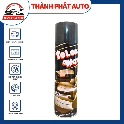 [HCM]Chai xịt Bóng da nhựa lốp xe Telox Wax 550ml
