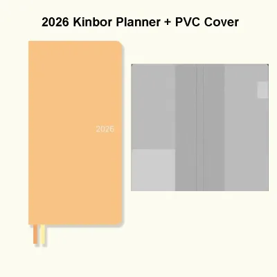 【Lele hot】 Kinbor 2026 Notebook Planner A5 A6 Size Journal Pocket Slim Weekly Planner Life Record Schedule Weeks Plan Time Management