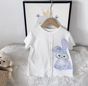 kyiibaby Girls 2022 summer style T-shirt top fashionable vest pullover comfortable kybb077