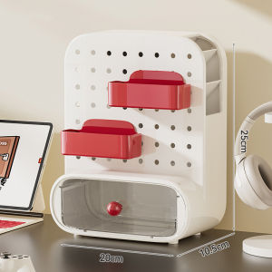 Pen Holder Stationary Desk Organiser Desktop Organizer Cosmetic Rack Mini drawer Pegboard rack Pegboard organizer