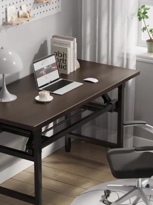 Spot parcel post Folding Table Long Dining Table Computer Desk Long ...