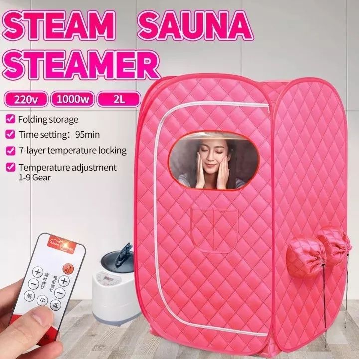 ONew Portable Steam Saunas Foldable Two People Used Sauna Steam Bath