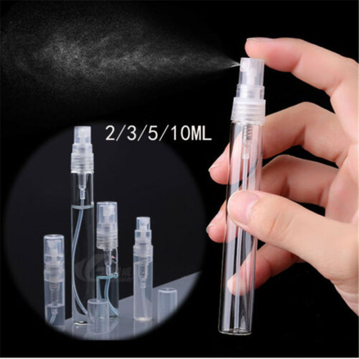 2ml3ml5ml10ml Mini Cute Atomizing Pump Portable Travel Glass Perfume Spray Empty Bottle 3611