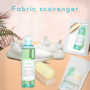 WOODSON Premium Shoe Cleaner Kit with Pig Hair Shoe Brush and Microfiber Towel