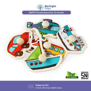 Beringin Toys Mainan Edukasi - Puzzle Board Set / Mainan Edukasi Anak Puzzle Kayu / Board Game / Puzzle