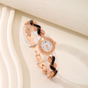 Promo Jam Tangan Wanita Kemewahan Keluaran Terbaru 2025 Strap Kristal Permata