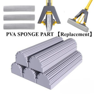 5/3/1pc Magic Mop Replacement Sponge Water Absorbent Sponge PVA Foam Rubber Mop Head Tool