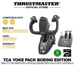 Thrustmaster TCA Yoke Pack Boeing Edition 1:1 Boeing 787 Yoke PENDUL_R Mechanism Throttle Quadrant Levers 100% Metal Frame Xbox PC