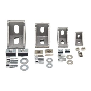 L Shape Reinforced Corner Joint Brackets Premium Aluminum Metal Construction Hardware For DIY Enthusiasts