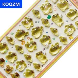 [COD] KOQZM Nhật Bản 3D cứu trợ phim hoạt hình sticker acrylic động vật pha lê trẻ em đá quý trang trí Sticker