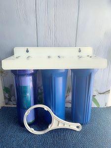 Bộ lọc thô 3 cốc - Tăg kèm lõi lọc nước 1 2 3 + Tay vặn cốc - Ecow0025