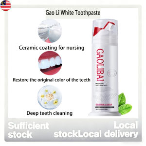 Vizere Active Peptide Probiotic Whitening Toothpaste - Double Brightening & Fresh Breath Formula