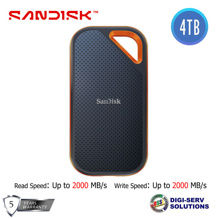 external ssd v2 sandisk extreme pro portable