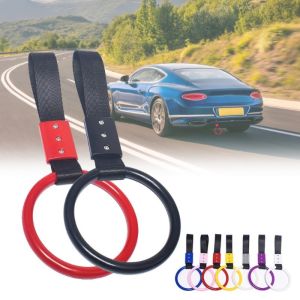 Car Interior Pull Ring Subway Train Bus Handle Strap Charm Drift JDM TSURIKAWA Round Rear Bumper Warning Loop