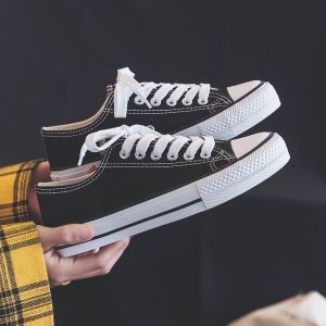 Korean version of high-top canvas shoes ins Harajuku style white shoes women