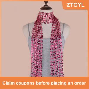 【ZTOYL】 Fashion Sequins Belly Dance Belt Jazz Dance Tassels Hip Scarf Street Dance Show Costumes Waist Chain Accessories