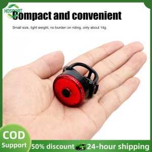 【HOSPORT】 Bike Tail Light & Headlight Cycling Tail Lamp Waterproof Bike Front Light Rechargeable LED Riding Warning Light 3 Modes Cycling Accessories 【1-3 days delivery】