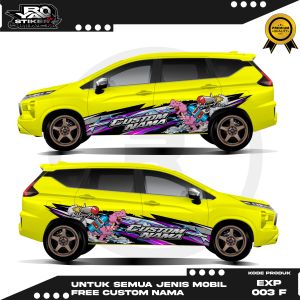 EXP 003-STIKER DECALL DESIGN THAILOOK SEMUA MOBILEXPANDER INNOVA FORTUNER -STIKER DECAL FREE NAMA