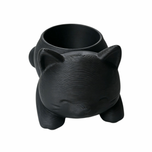 TIMES LORD Cute Cat Flower Pot Ornaments 3D Printed Mini Plant Pot Kawaii Multi-functional Succulent Planter Home Decor