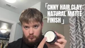 CNNY Mens Hair Styling Clay 3.53 oz Firm Hold Matte Finish Hair Clay with Natural Ingredients Add Volume & Texture Premium Men’s Hair Type