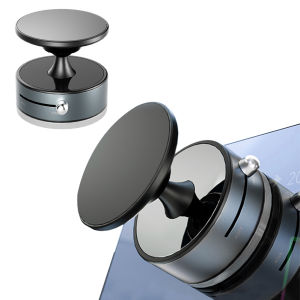 Universal Magnetic Car Phone Holder with Vacuum Adsorption Compatible with Smartphones Easy to Install on Dashboard and Mirror