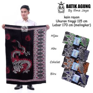 Sarung Batik Kain Goyor ukuran 115 x 170 By Galeri Tuan cocok untuk wanita remaja dan dewasa