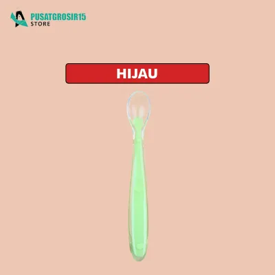 Sendok Bayi Silikon/Makan Bayi Silikon / Sendok Makan Bayi Lentur