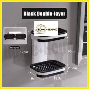 Home+Hound Accessories Drainable SoapDish For Bathroom Portable Soap Holder Wall Storage Rack Organizer Bathroom