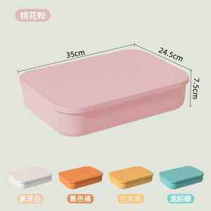 Muji Multi-Compartment Storage Box with Lid - Stackable Durable Organizer for Office Documents Cosmetics