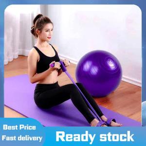 Sports🚴🏻‍♀️ Tập thể dục kẹo cao su 4 và 6 ống cao su đạp Exerciser Sit-up kéo dây Expander ban nhạc đàn hồi Yoga thiết bị Pilates tập luyện