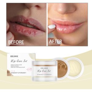 EELHOE Lip Care Set Gentle moisturizing exfoliating softening and smoothing lip care Lip Care Set Lip Care Set Lip Balm Set