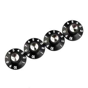 4 cái nhựa mũ đội đầu knobs Guitar khối lượng nút điều chỉnh tốc độ điều chỉnh chủ âm knobs Bộ phận thay thế guitar điện phần