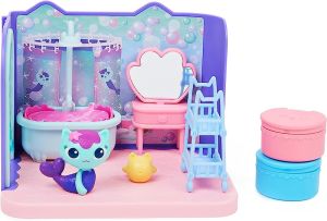 Gabbys Dollhouse Bakey with Cakey Kitchen with Figure and 3 Accessories 3 Furniture and 2 Deliveries Kids Toys for Ages 3 and up