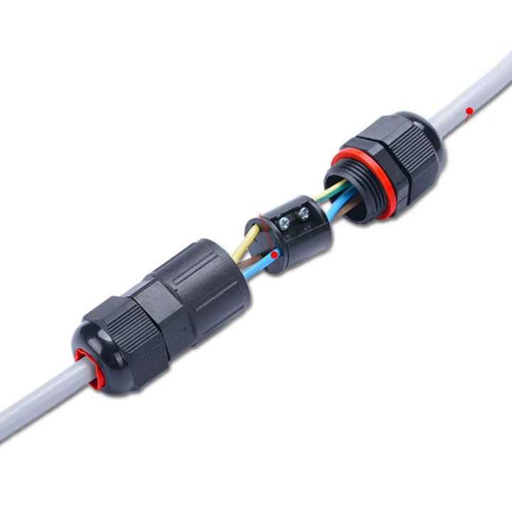Buy PEBAWaterproof Junction Box IP68, 3-Way Outdoor Cable Connectors