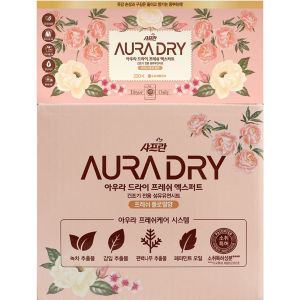 LG Aura Saffron Dryer Sheets Anti Wrinkle Fabric Softener Scented Long-Lasting Freshness