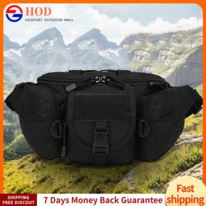 【Outdoor】 Multipurpose Utility Pouch Nylon Waist Pack for Camping Hiking Traveling Running