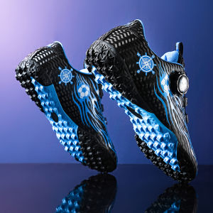 Bạch tuộc EU28-39 trẻ em giày bóng đá vàng Chelsea TF gãy móng tay Nam Thanh Niên Giày luyện tập không chịu mặc trượt Tiểu học và trung học học sinh cỏ nhân tạo Thể Thao Khóa xoay Giày bóng đá